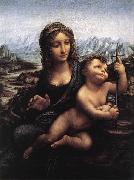 Madonna with the Yarnwinder LEONARDO da Vinci